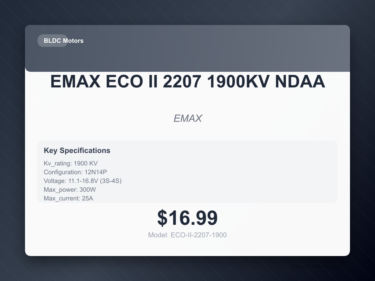 EMAX ECO II 2207 1900KV NDAA