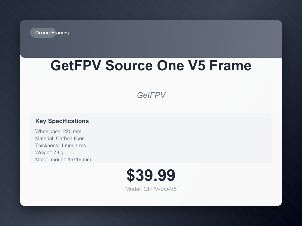 GetFPV Source One V5 Frame