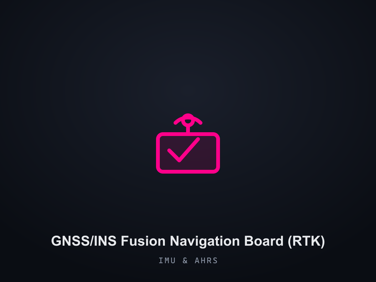GNSS/INS Fusion Navigation Board (RTK)
