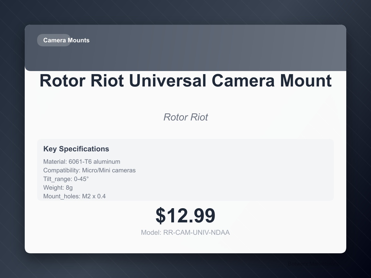 Rotor Riot Universal Camera Mount