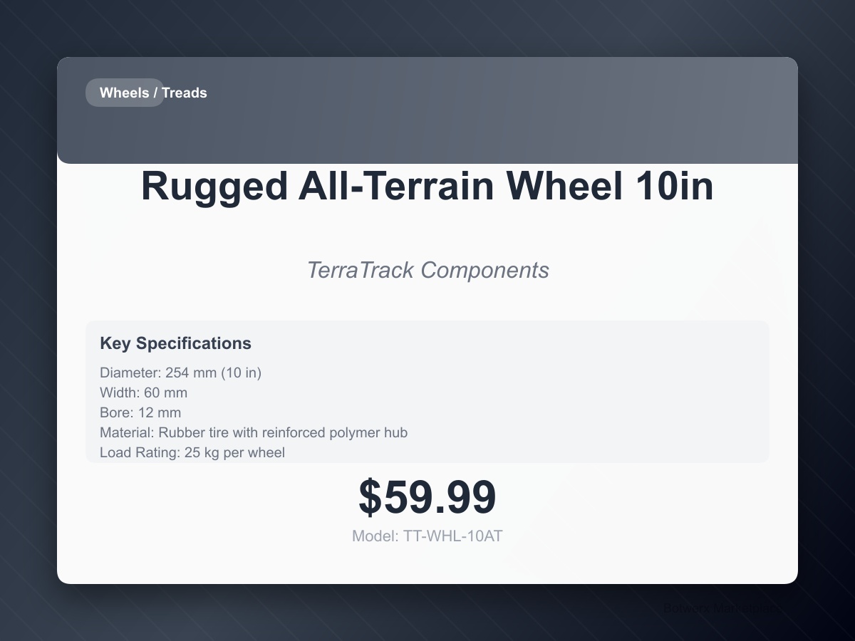 Rugged All-Terrain Wheel 10in