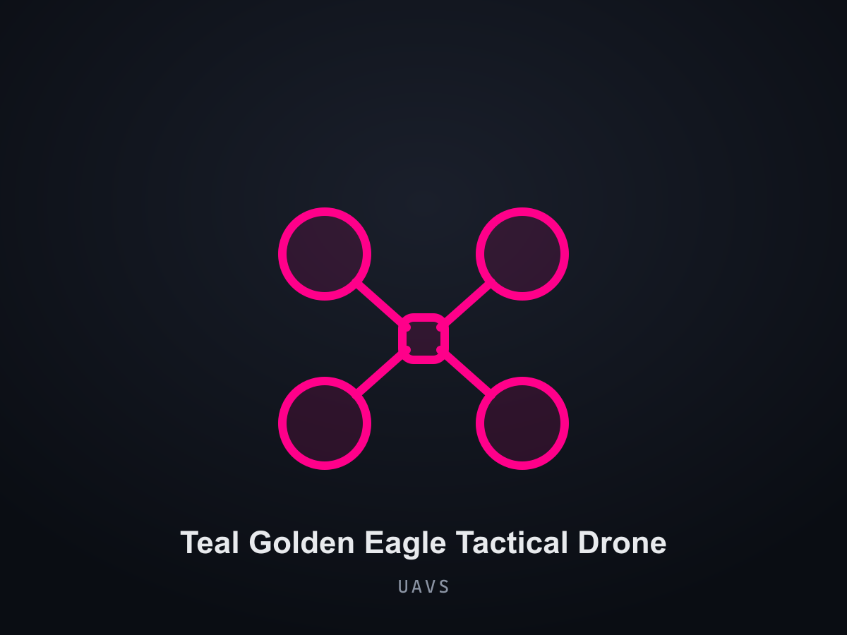 Teal Golden Eagle Tactical Drone