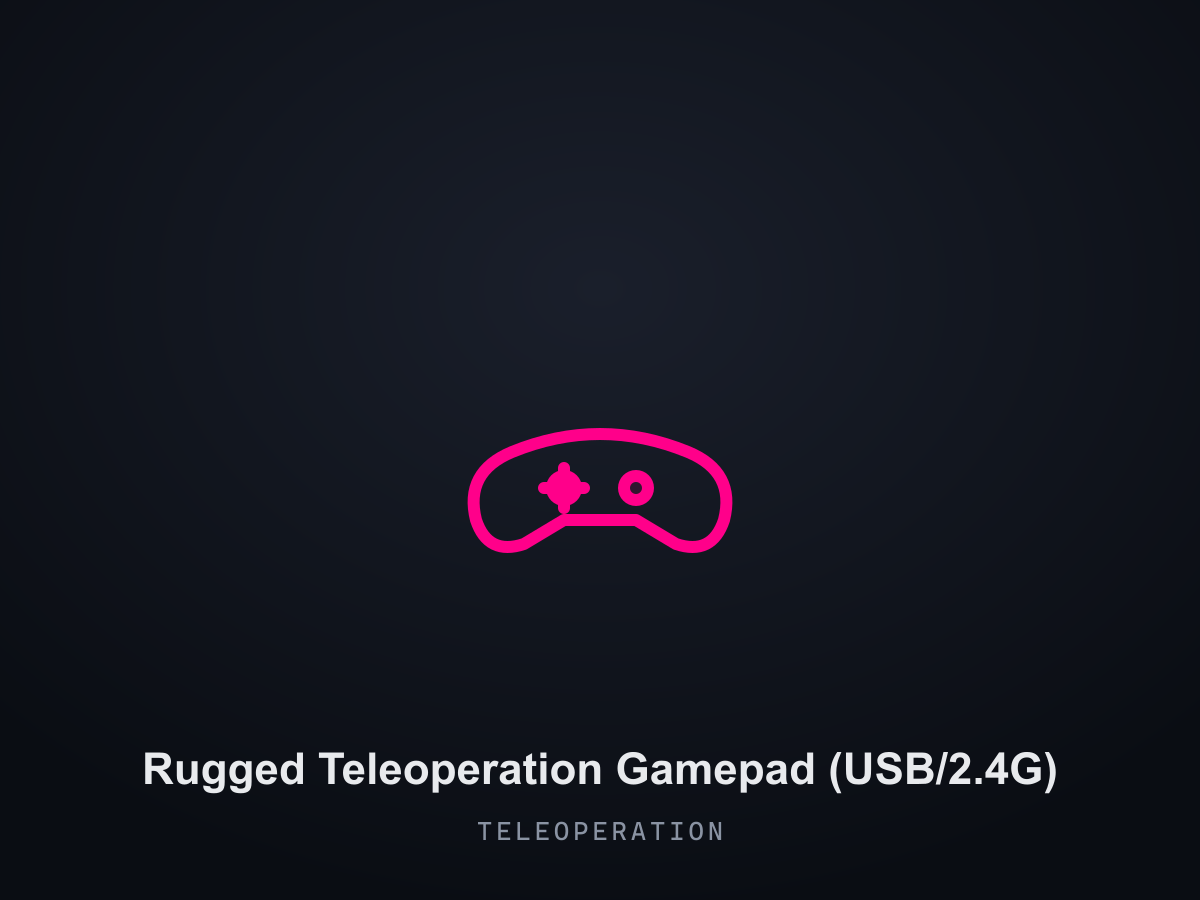 Rugged Teleoperation Gamepad (USB/2.4G)